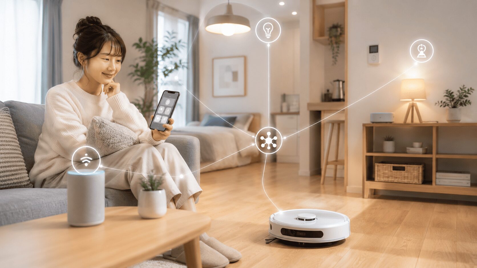 一人暮らしのロボット掃除機はmatter対応で快適に！