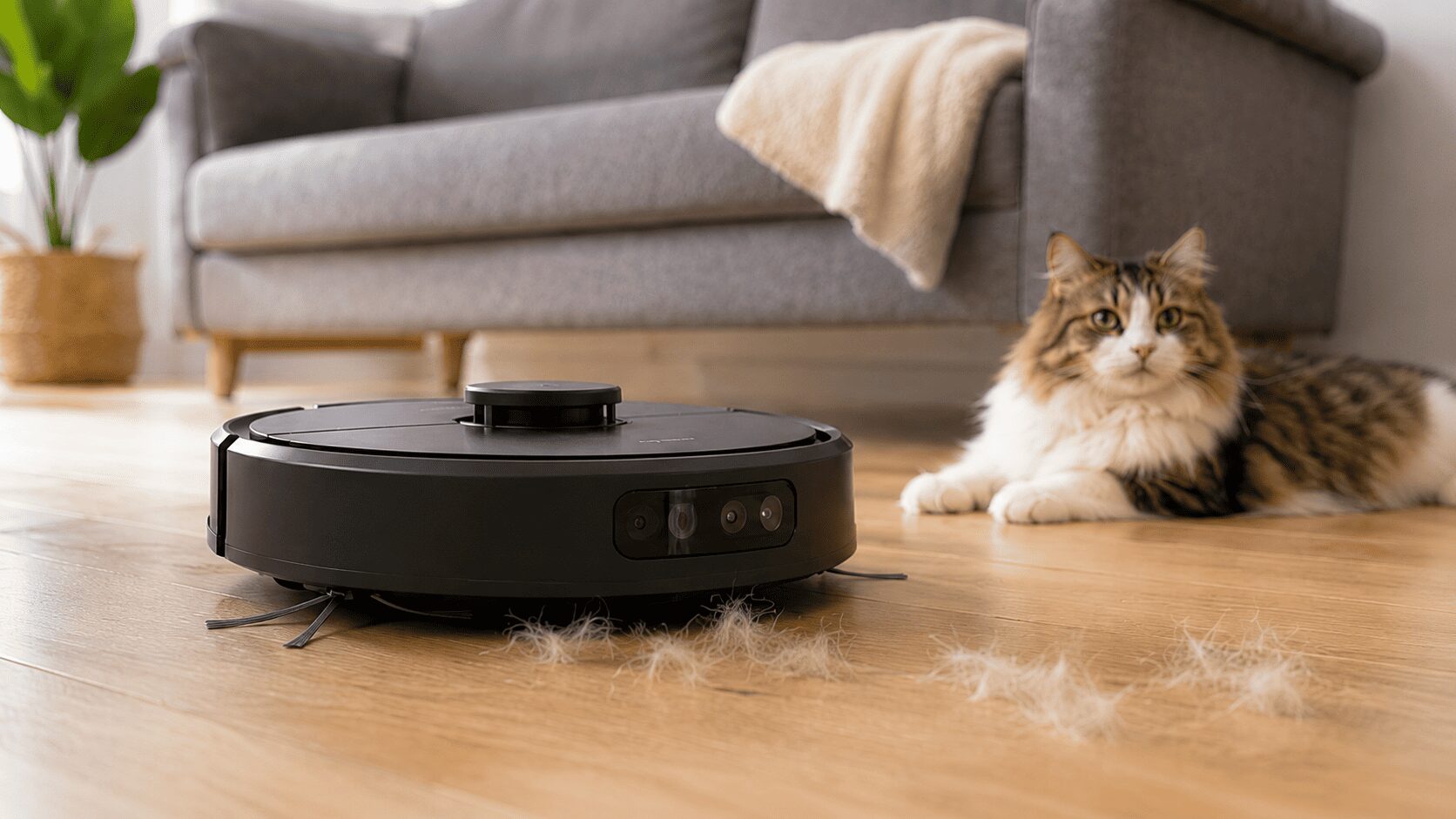 【一人暮らし】犬猫ペットの毛に強いロボット掃除機おすすめの選び方
