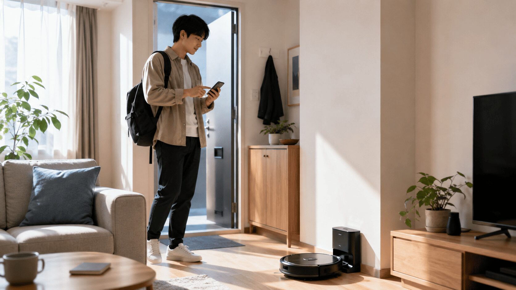 一人暮らしでロボット掃除機の音がうるさい時の対処法